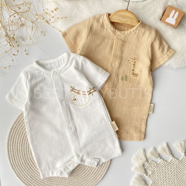 Nakışlı Müslin 2’Li Tulum