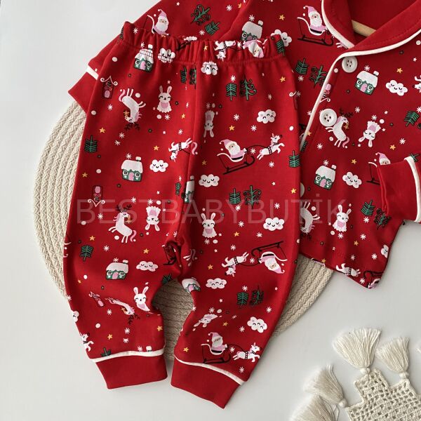 Kardan Adam Temalı Pijama Takımı