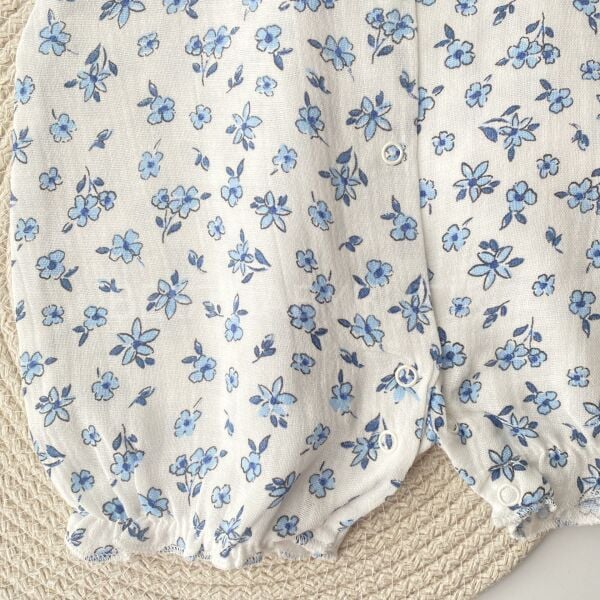 Mine Çıtır Çiçekli Müslin 2’Li Barbatöz Tulum 3-6 AY