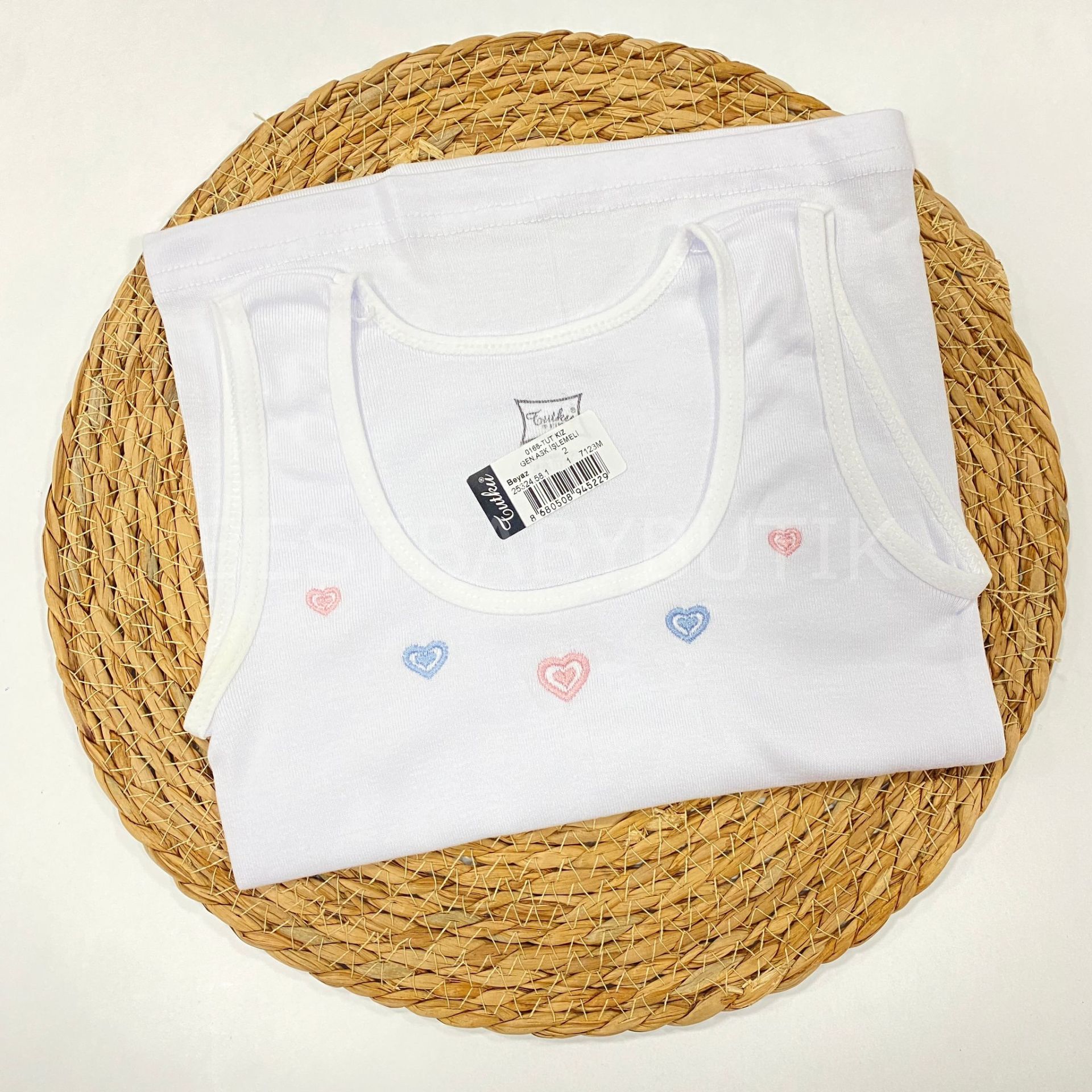 TUTKU KALIN ASKILI İŞLEMELİ ATLET