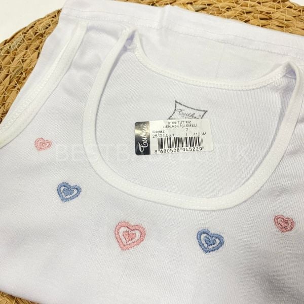 TUTKU KALIN ASKILI İŞLEMELİ ATLET